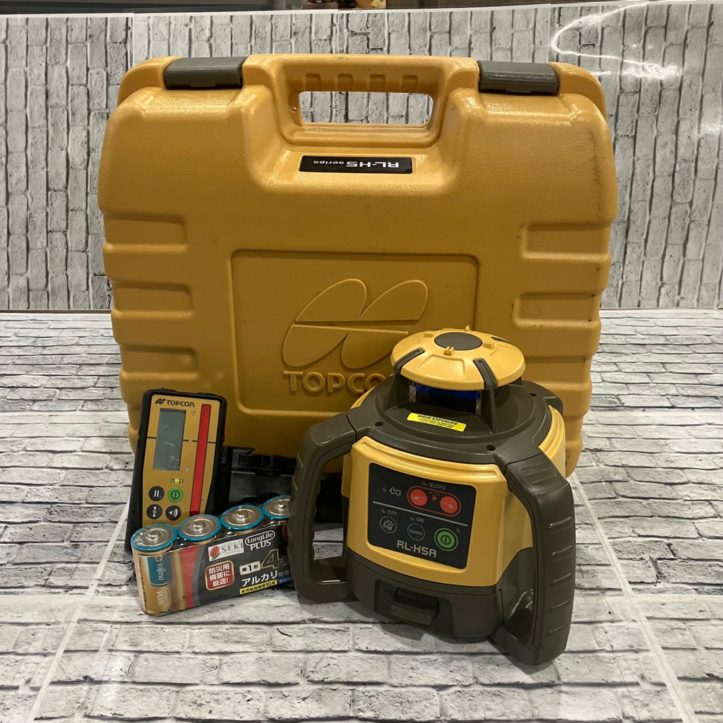 トプコン(TOPCON) RL-H5A ローテーティングレーザー ロングレンジ自動水準レーザーレベル【市川行徳店】【店頭取引限定】【中古】管理番号：ITDGH8QKRQPC RL-H5A 