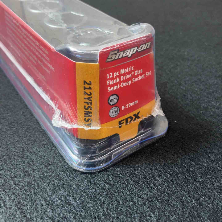 【未使用(店頭展示品)】★スナップオン(Snap-on) 3/8"セミディープソケットセット【FDX】 212YFSMSY【東大和店】