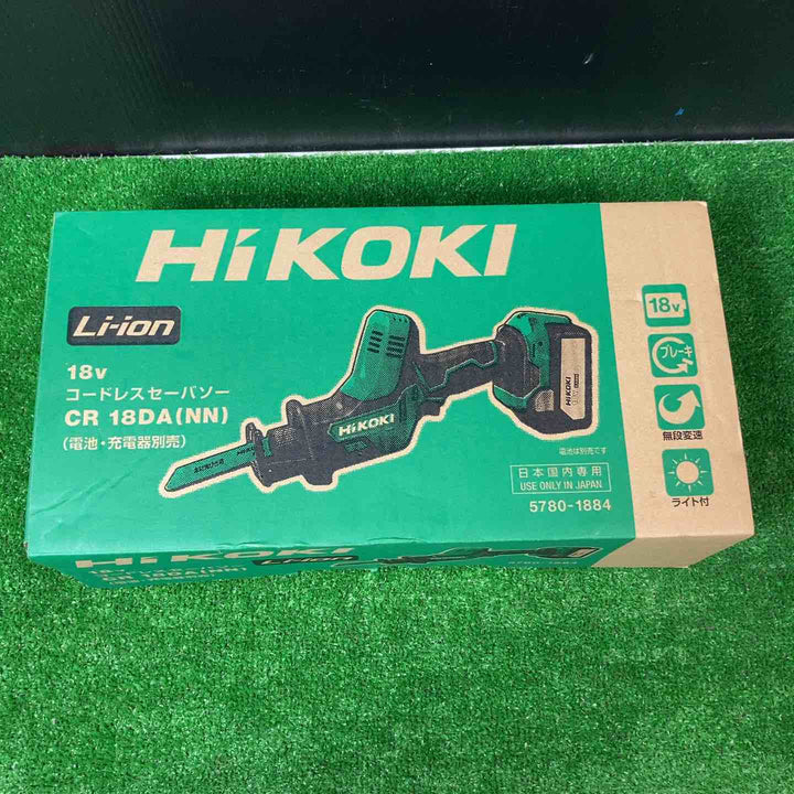 【美品】☆ハイコーキ(HIKOKI ※旧:日立工機) コードレスセーバーソー CR18DA(NN) マルチボルトバッテリー付【岩槻店】