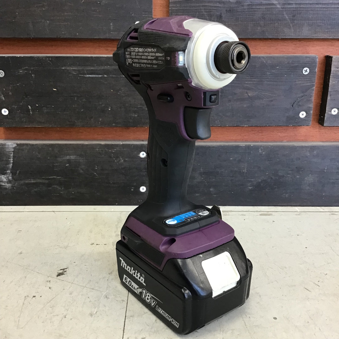 【中古品】マキタ/makita コードレスインパクトドライバー TD172DGXAP 【鴻巣店】