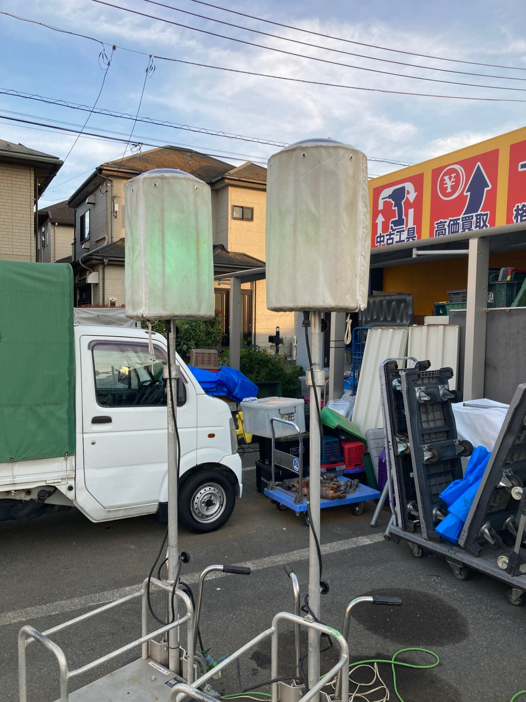 【中古品/店頭受取り限定】ワキタ バルーン投光器 ぼんじり君 WBR-36 2台セット【東大和店】