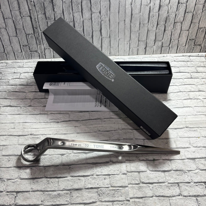 トネ(TONE) チタンシノ付めがねレンチ(トルシアボルト用) TSM-20 二面幅32mm【川口店】