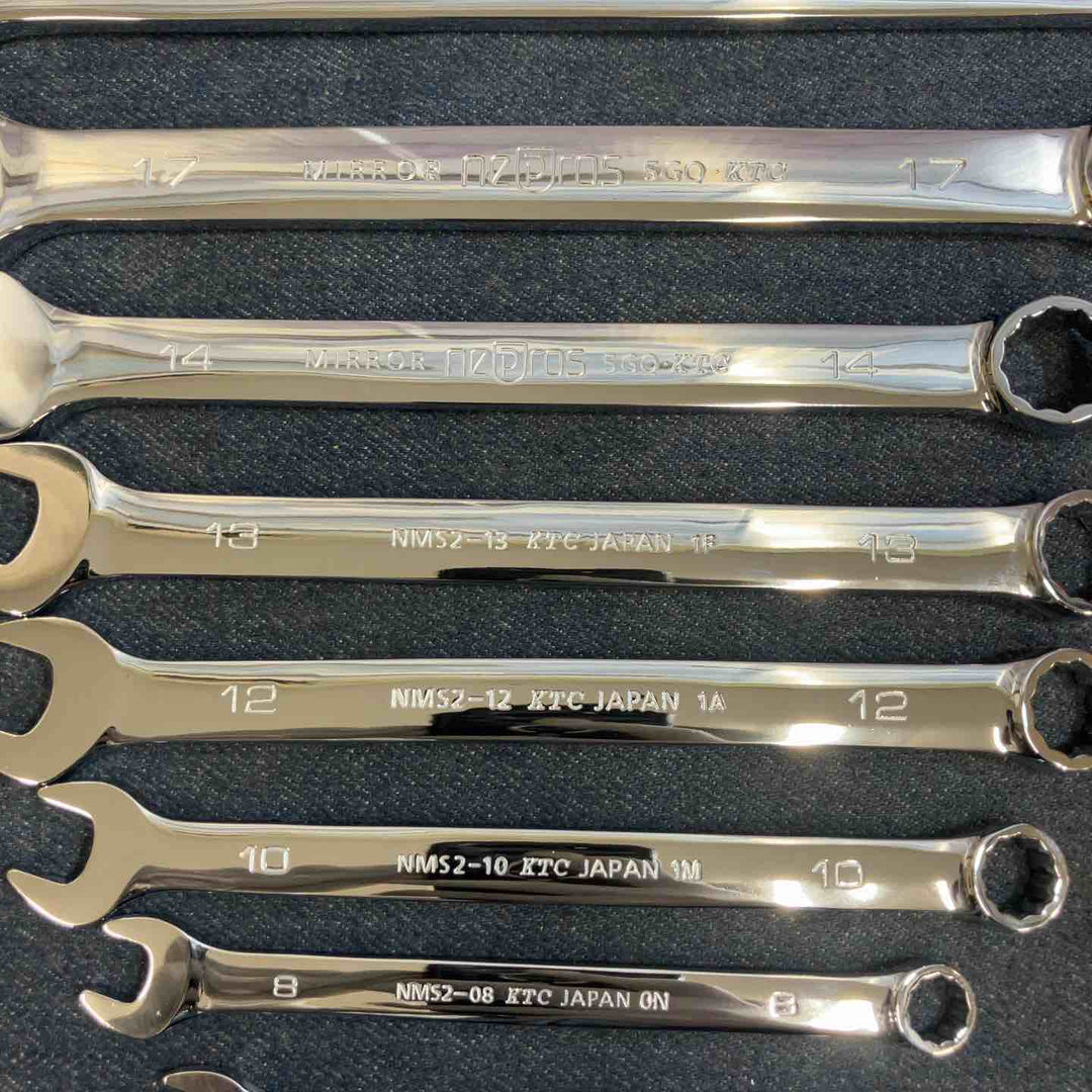 KTC コンビネーションレンチ ネプロス ミラー NMS2-24,22,21,19,17,14,13,12,10,8,7,5.5 12本セット【八潮店】