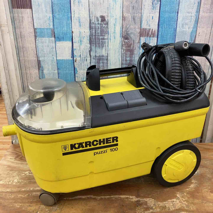 【中古品】◇ケルヒャー(Karcher) 業務用 カーペットリンスクリーナー Puzzi 100 プッツィ ノズル2種付き【柏店】