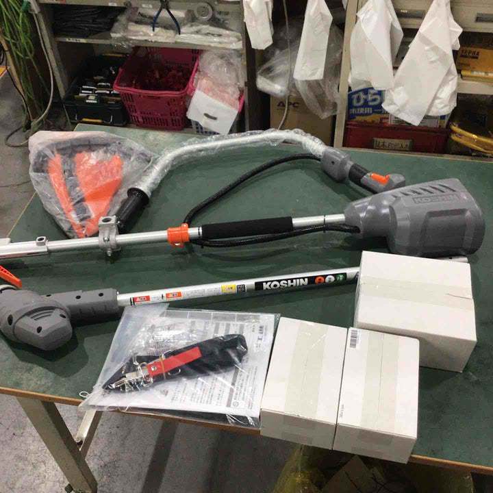 工進(KOSHIN) 36V 5.0Ah 充電式 草刈機 SBC-3650B バッテリー・充電器付 軽量 分割式 Uハンドル【川口店】