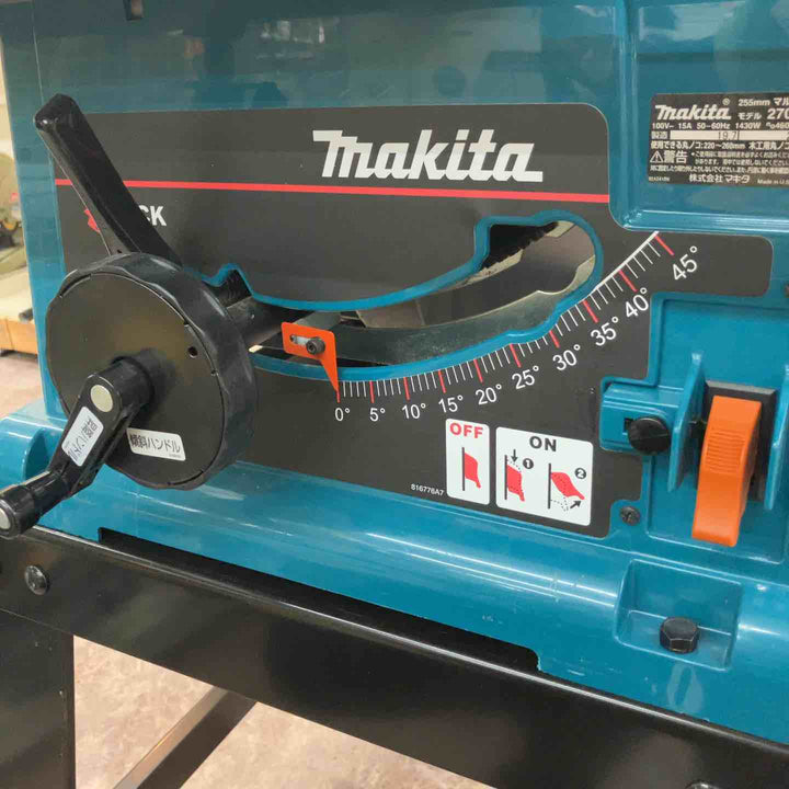 【店頭受取り限定】★マキタ(makita) マルノコ盤 2703 台座付き【所沢店】