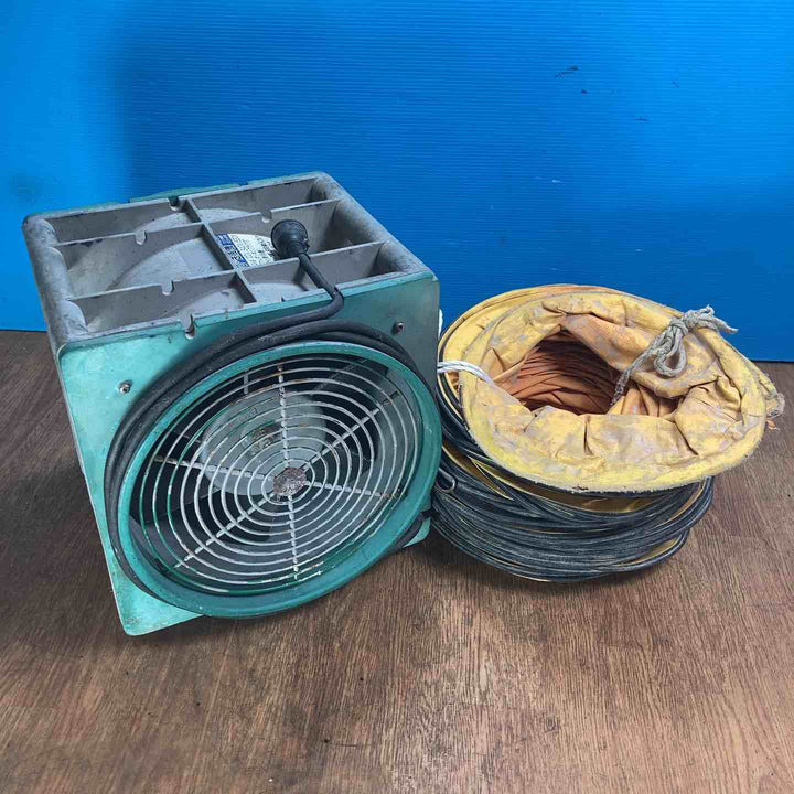 【中古品】◇エバラ(荏原製作所) 送風機 APM6 ポータブルファン ★約4Mのダクト付き！【岩槻店】