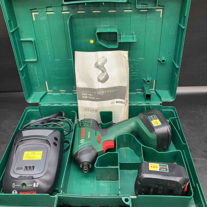 ボッシュ(BOSCH) コードレスインパクトドライバー PDR18LI【川越店】