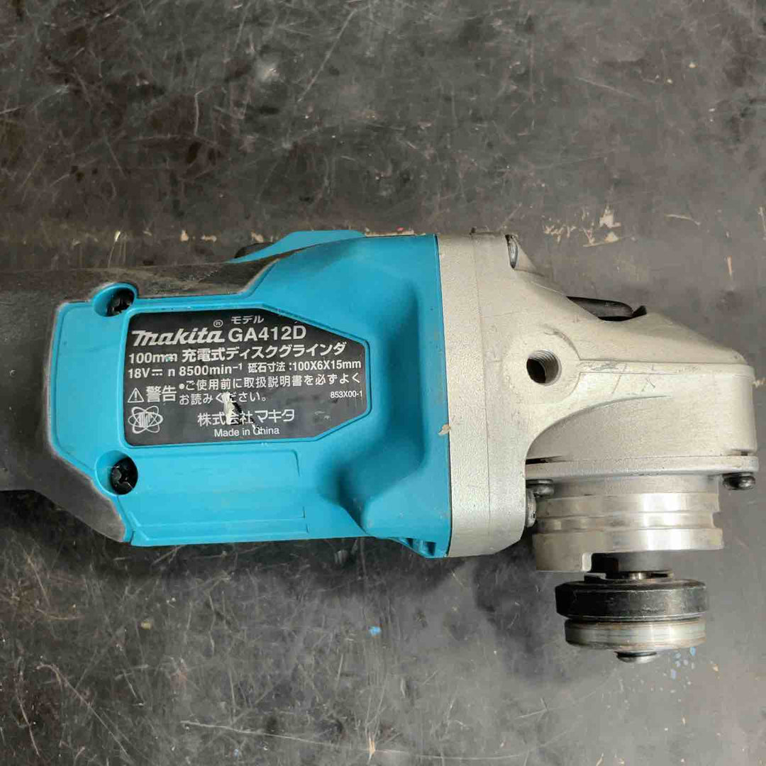 ★マキタ(makita) 100mmコードレスディスクグラインダ GA412DZ【草加店】