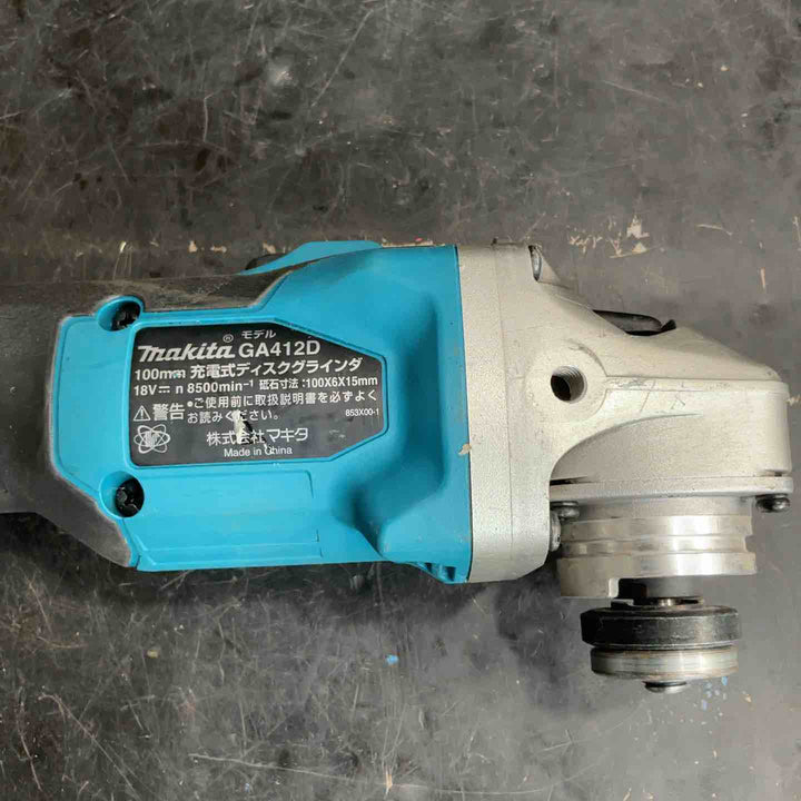 ★マキタ(makita) 100mmコードレスディスクグラインダ GA412DZ【草加店】