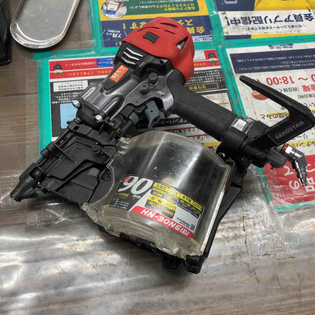 ★マックス(MAX) 高圧エア釘打ち機 HN-90N6(D)-G【戸田店】