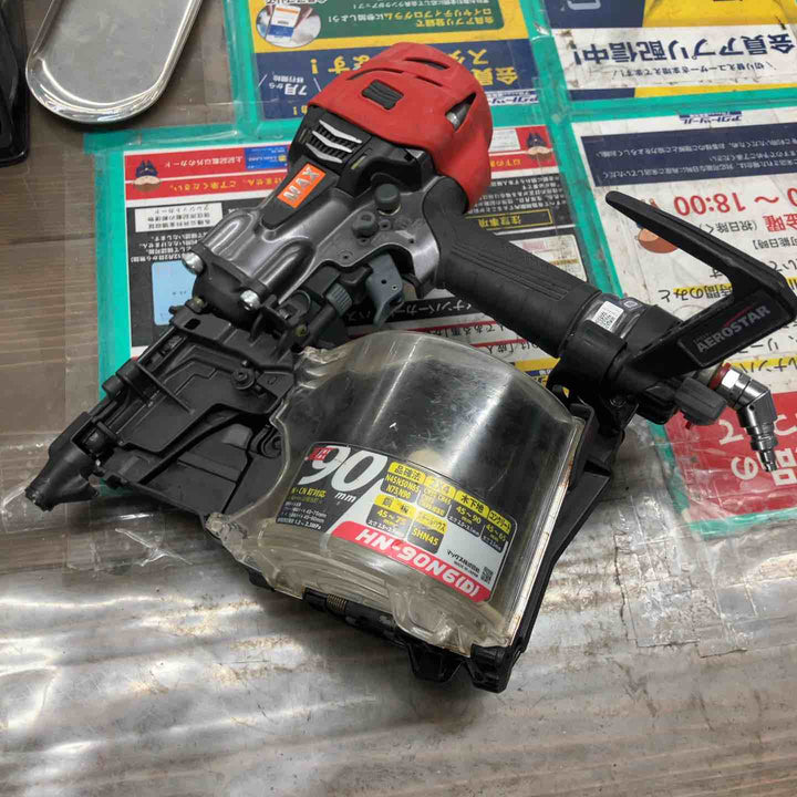 ★マックス(MAX) 高圧エア釘打ち機 HN-90N6(D)-G【戸田店】