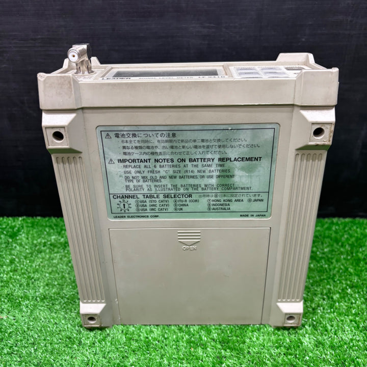 LEADER 測定器 シグナルレベルチェッカー LF941D ※通電のみ確認【電材館越谷店】