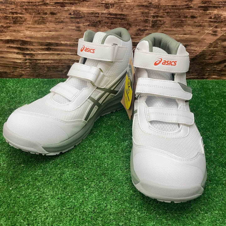アシックス(asics) 安全靴 ウィンジョブ CP216 ホワイト/ライケングリーン 26.0 cm 3E相当【川越店】