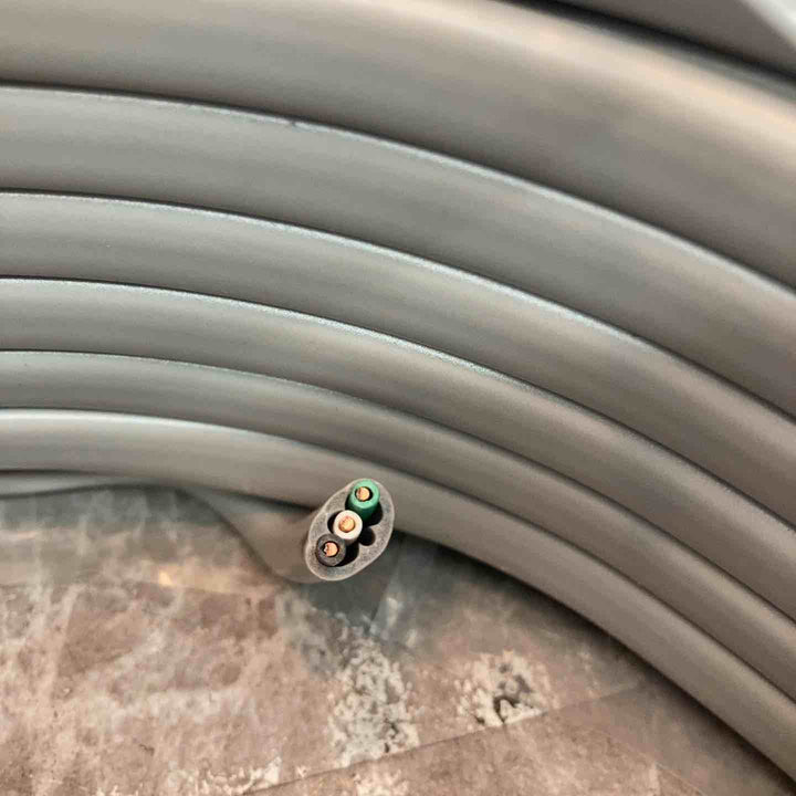 【未使用品】YAZAKI  VVFケーブル 3×1.6mm 100ｍ巻 Gライン 黒・白・緑 シール剥がれあり【八潮店】