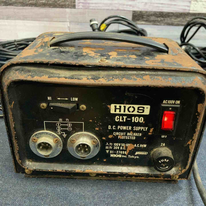 ハイオス HIOS 電源1台(CLT-100)＆電動ドライバー19台＆ケーブル13本セット CL-7000、CL-4000、α-5000など【八潮店】