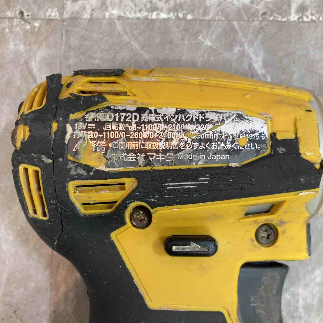 ★マキタ(makita) コードレスインパクトドライバー TD172DZFY【八潮店】
