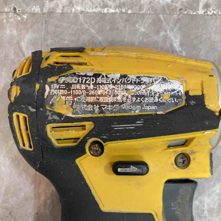 ★マキタ(makita) コードレスインパクトドライバー TD172DZFY【八潮店】