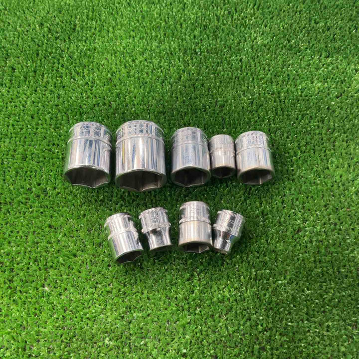 スナップオン(Snap-on) 3/8ショートソケット FSM8I・10I・12I・13I・14I・17I・19I・22I・24I 9個セット【草加店】