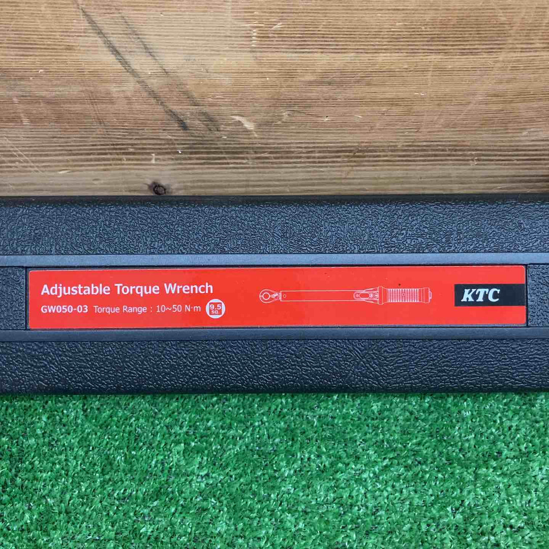 【現状品】 KTC/京都機械工具 9.5Sq プレセット型トルクレンチ 10-50Nm GW050-03 【鴻巣店】
