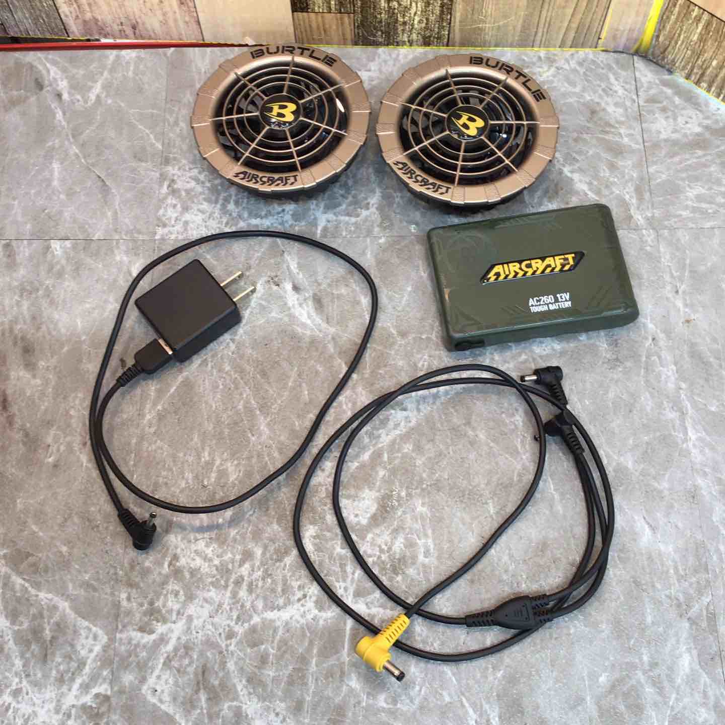 AC270 FAN UNIT 13v 空調服 バートルBURTLE AC260 BURTLE バートル