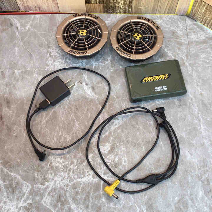 ◇京セラ 空調服用 ファン バッテリー セット AC260 AC270/271 J01-03【八潮店】