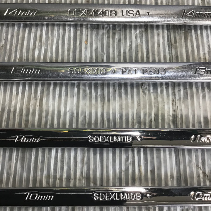 スナップオン(Snap-on) コンビネーションレンチ OEXM140B SOEXM13 SOEXLM11B SOEXLM10B【中古品】