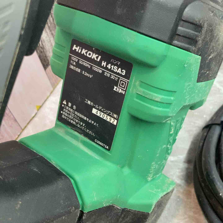 【中古品】★ハイコーキ(HIKOKI ※旧:日立工機) 電動ハンマ H41SA3【八潮店】
