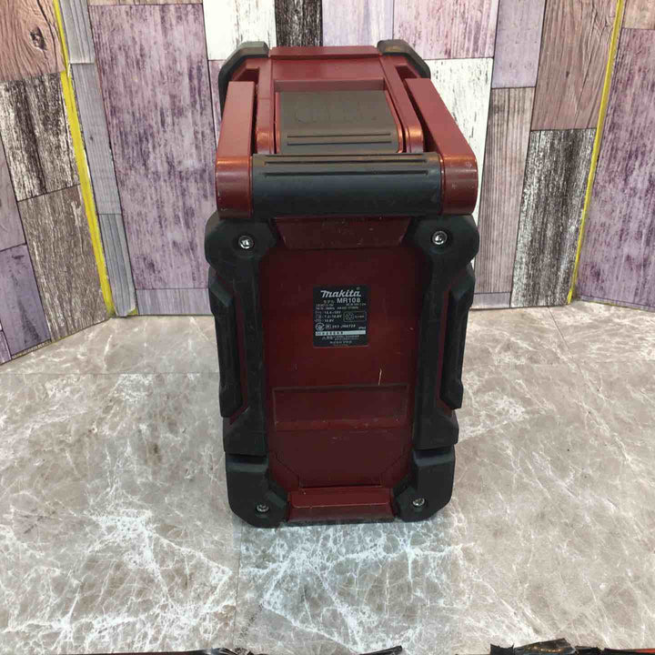 ◇マキタ(makita) コードレスラジオ MR108AR(限定色：オーセンティックレッド) 本体のみ【八潮店】