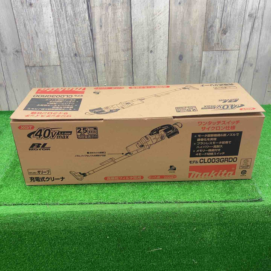 【未使用品】マキタ(makita) コードレスクリーナー CL003GRDO【富山店】◇M