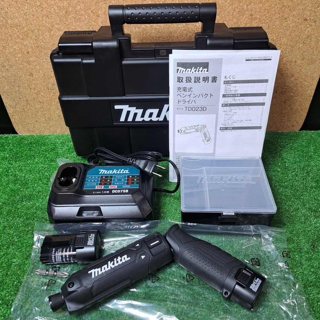 【未使用品】★マキタ(makita) 7.2V コードレスペンインパクトドライバ TD023DSHXB【川越店】