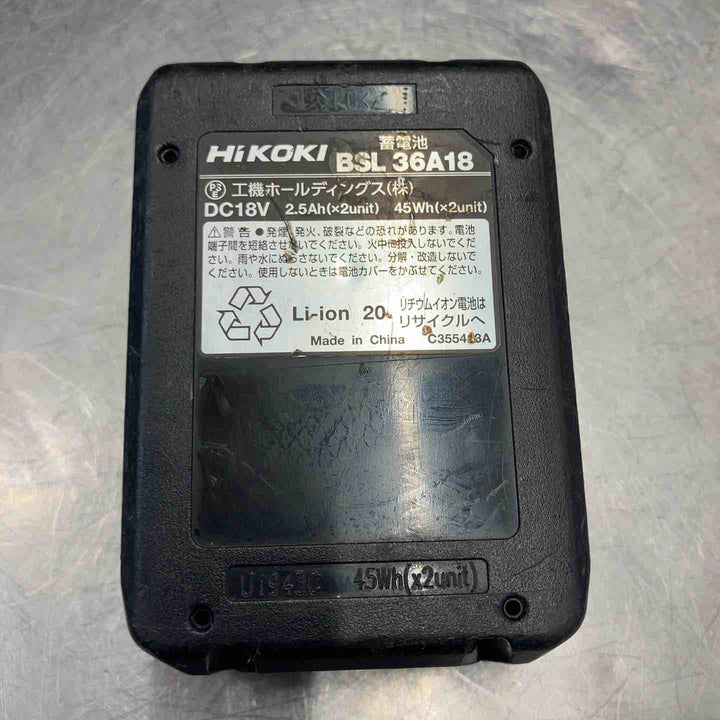 【中古品】 ハイコーキ(HIKOKI ※旧:日立工機) 36V コードレス丸のこ C3605DB(NN) バッテリー1個付属 【東大和店】