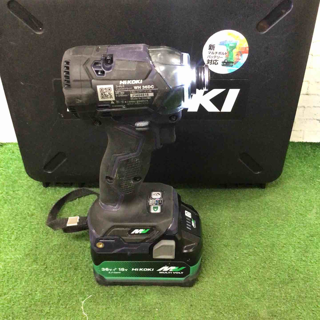 HiKOKI(ハイコーキ) 36Vインパクトドライバ ディープオーシャンブルー  WH36DC(2XPDSZ)【町田店】