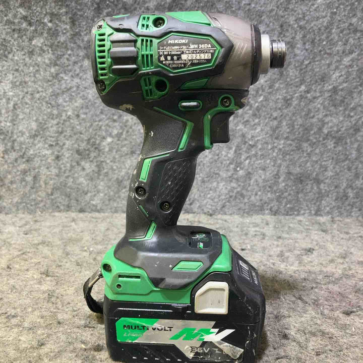 ハイコーキ(HIKOKI ※旧:日立工機) コードレスインパクトドライバー WH36DA(2XP)【桶川店】