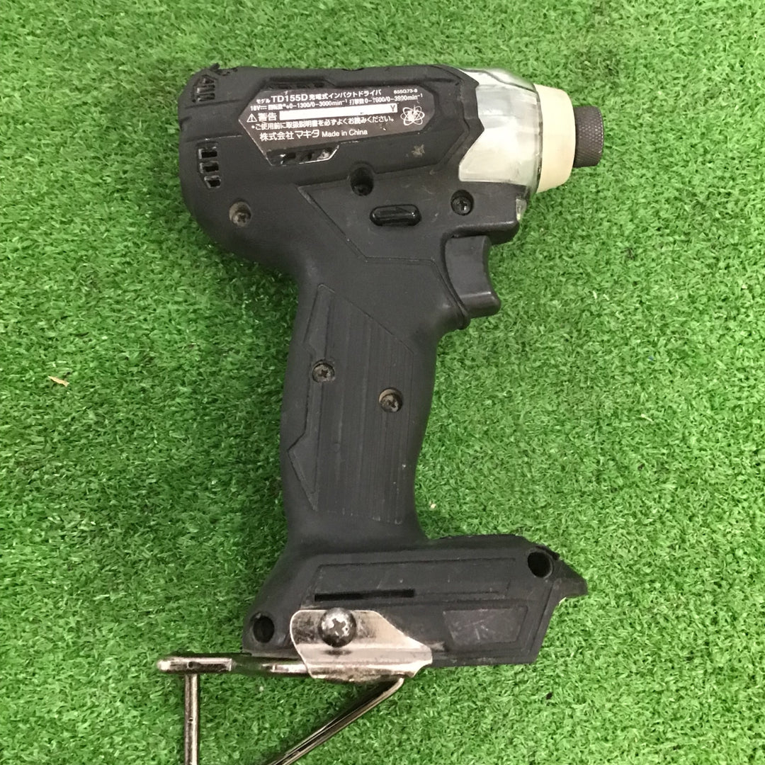 マキタ(Makita) 充電式インパクトドライバ 本体のみ(黒) TD155DZB【町田店】