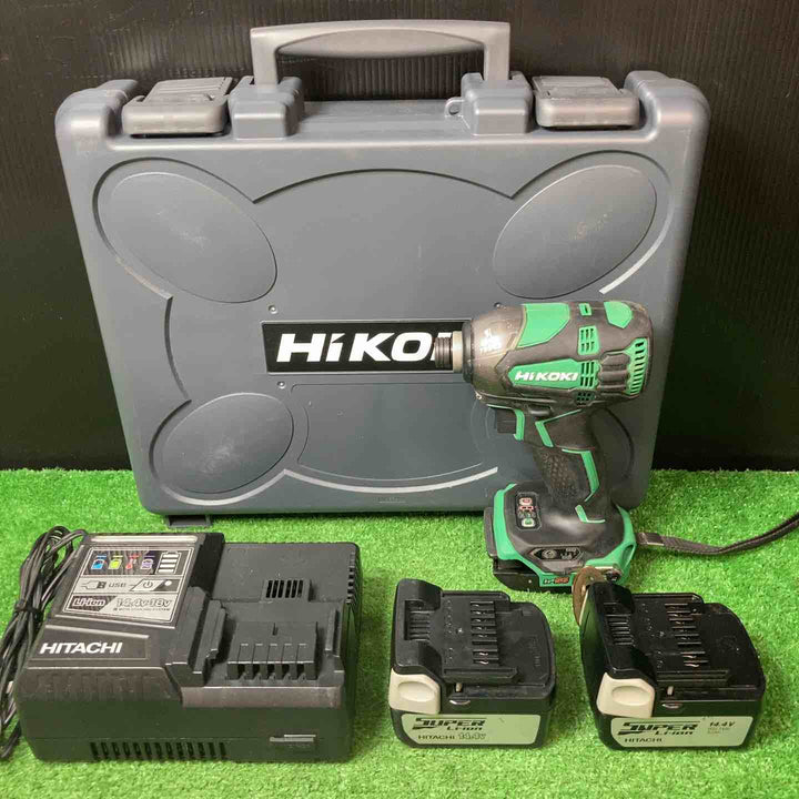 ★ハイコーキ(HIKOKI ※旧:日立工機) コードレスインパクトドライバー WH14DDL2(2LYPK)(L)【岩槻店】