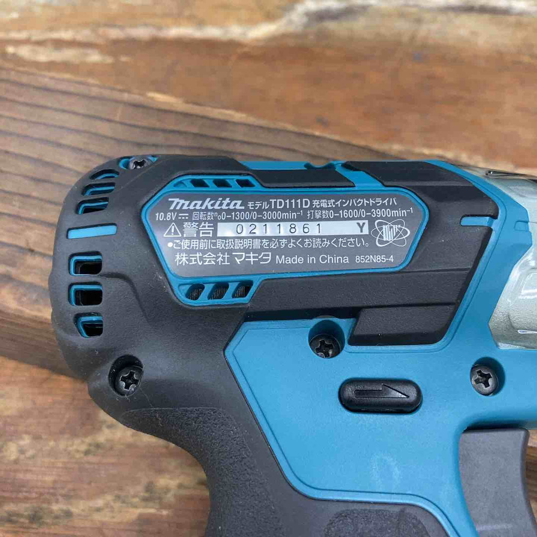 ★マキタ(makita) コードレスインパクトドライバー TD111DSHX【柏店】