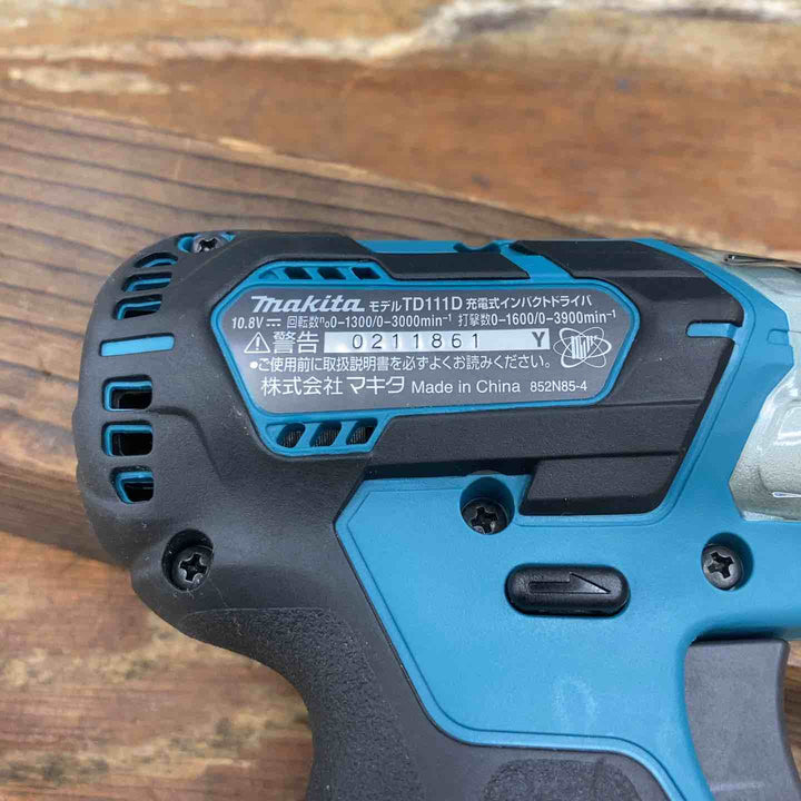 ★マキタ(makita) コードレスインパクトドライバー TD111DSHX【柏店】