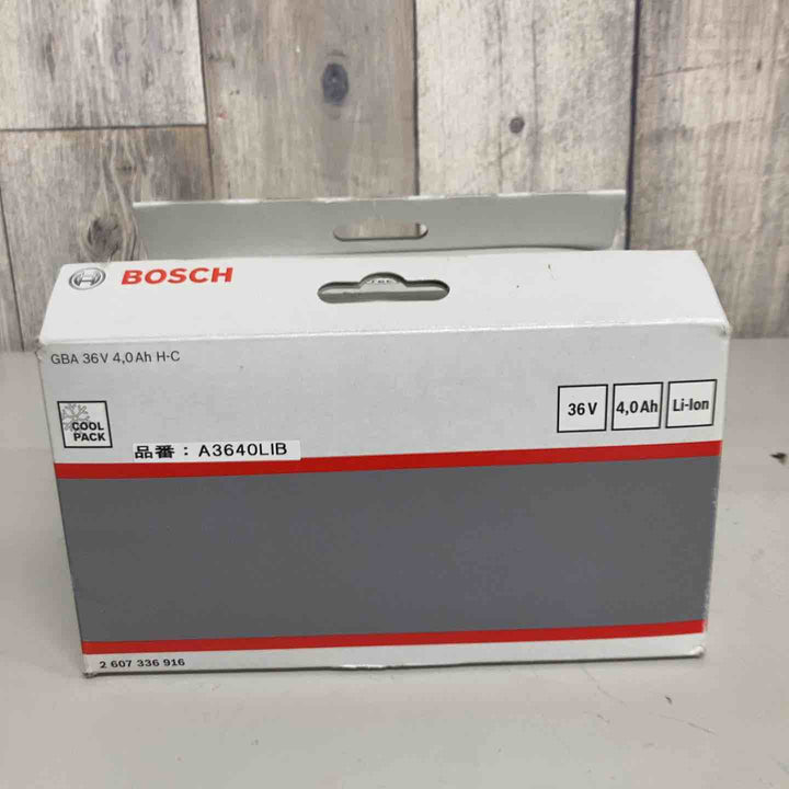 ◇BOSCH(ボッシュ) 36V4.0Ahリチウムイオンバッテリー A3640LIB【戸田店】