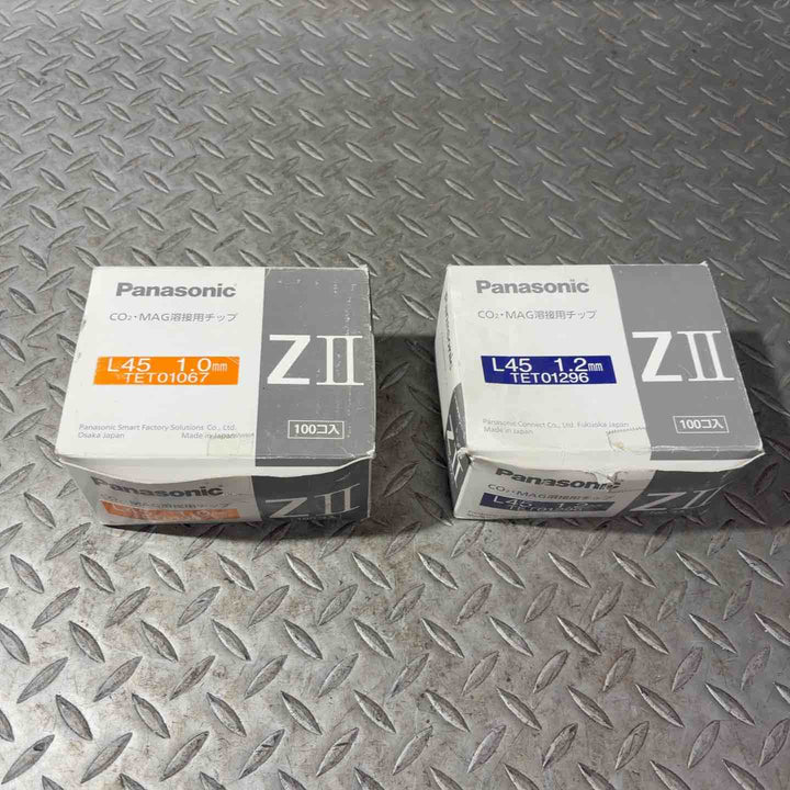 Panasonic パナソニック CO2・MAG溶接用チップ L45 1.2mm TET01297 R 100個入り　2個セット【草加店】