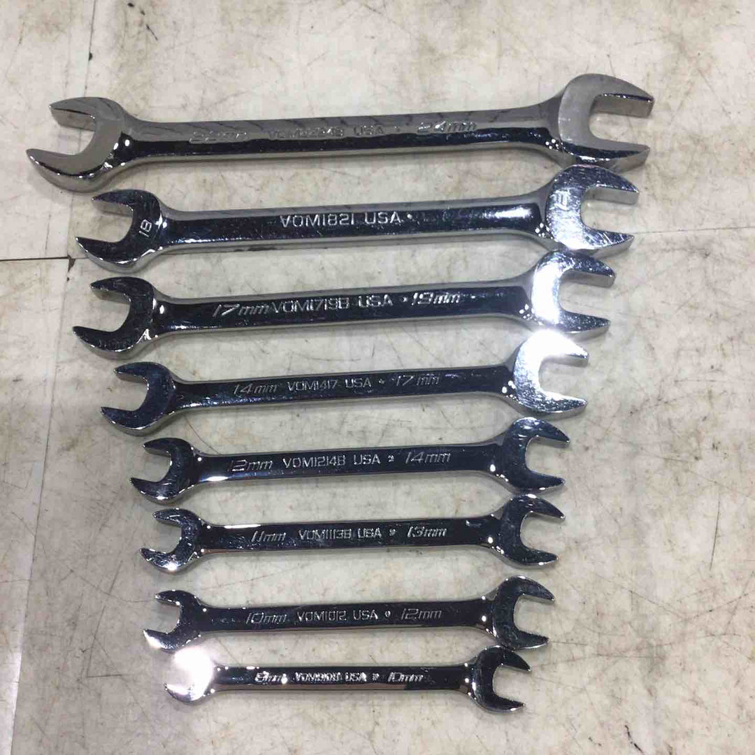 スナップオン(Snap-on) オープンエンドレンチ8本組 VOMシリーズ 【川口店】