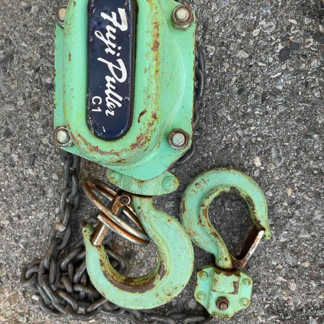 富士 レバーブロック C1-1.6 3台セット 荷締め 荷吊り ガッチャ 耐荷重1600kg【草加店】