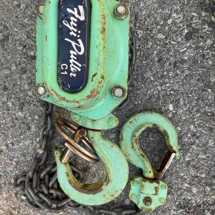 富士 レバーブロック C1-1.6 3台セット 荷締め 荷吊り ガッチャ 耐荷重1600kg【草加店】