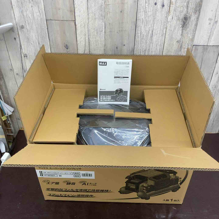 【未使用(店頭展示品)】 マックス(MAX) 高圧専用コンプレッサ AK-HH1310E2_アンバーオリーブ 【東大和店】