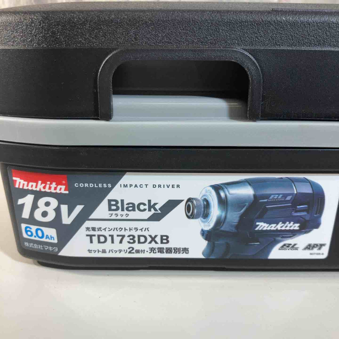 ★マキタ(makita) 18Vコードレスインパクトドライバー TD173DXB 18V純正品 充電器無し【戸田店】