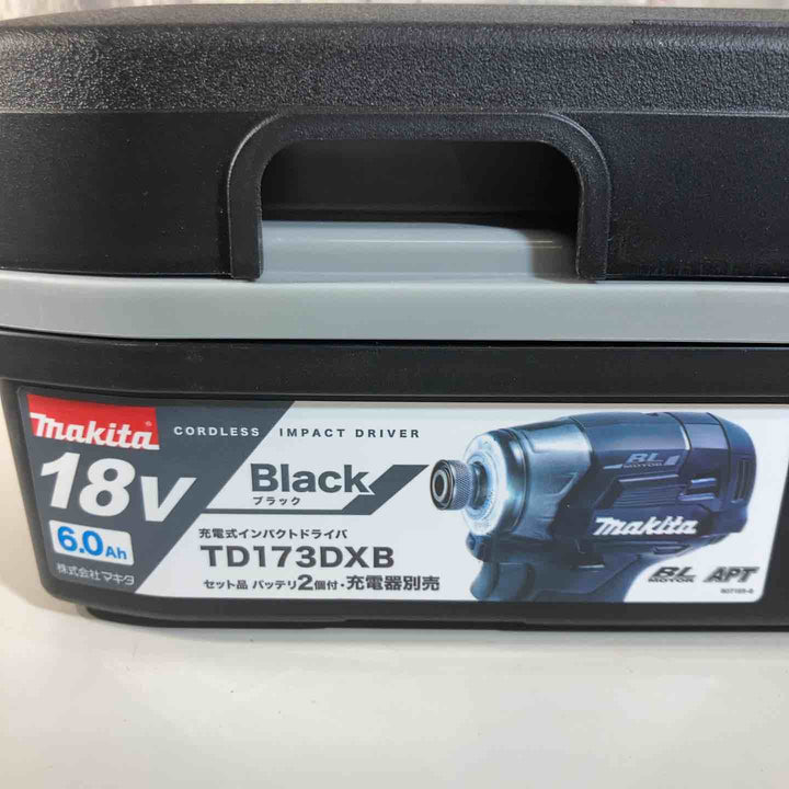★マキタ(makita) 18Vコードレスインパクトドライバー TD173DXB 18V純正品 充電器無し【戸田店】
