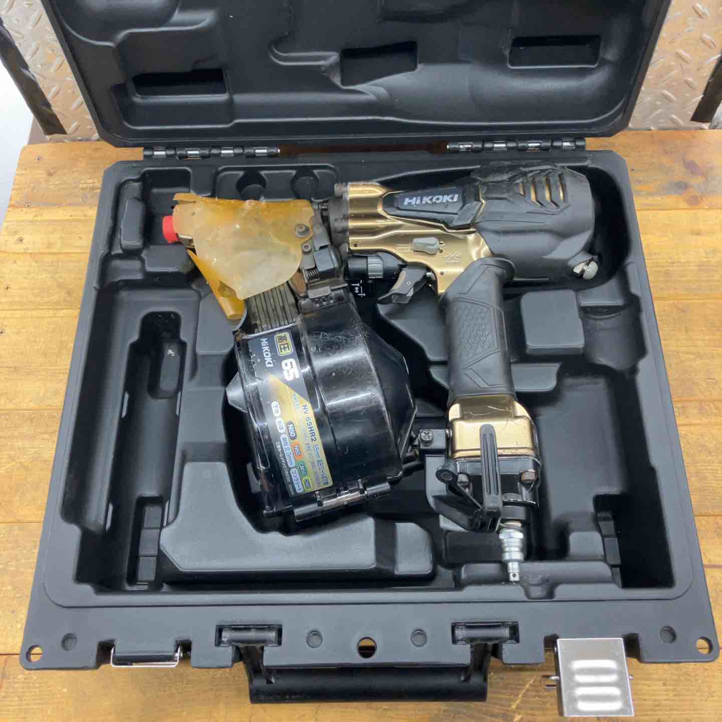 ☆ハイコーキ(HIKOKI ※旧:日立工機) 高圧エア釘打ち機 NV65HR2(S