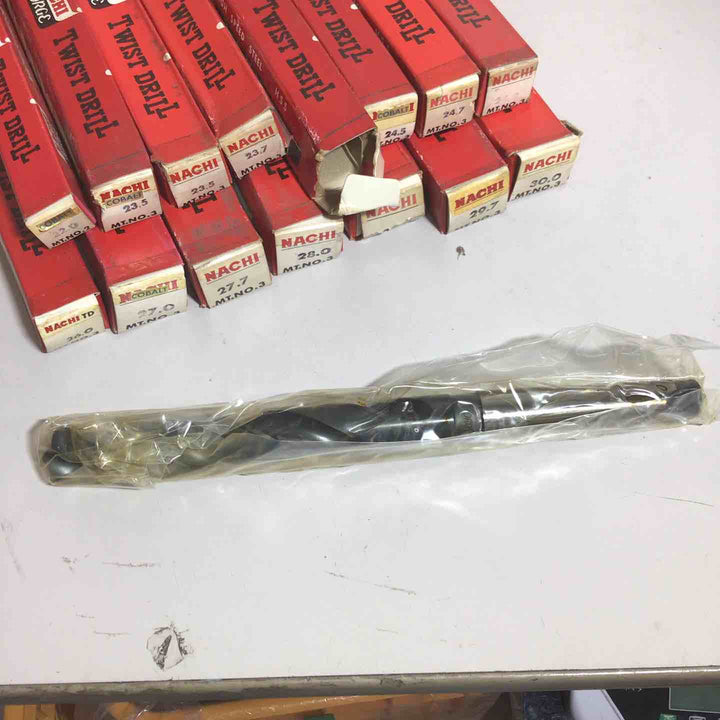 【未使用品】 Nachi 不二越 ナチ テーパーシャンクドリル 15本 22.0 23.5 23.7 24.0 24.5 24.7 24.9 26.0 27.0 27.7 28.0 29.0 29.7 30.0 ※箱ダメージ有 【戸田店】