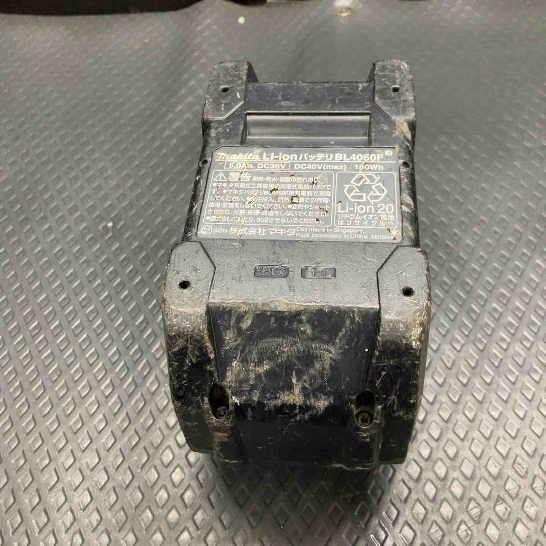 ★マキタ(makita) リチウムイオンバッテリー 40Vmax/5.0Ah BL4050F 充電回数：56回【鴻巣店】