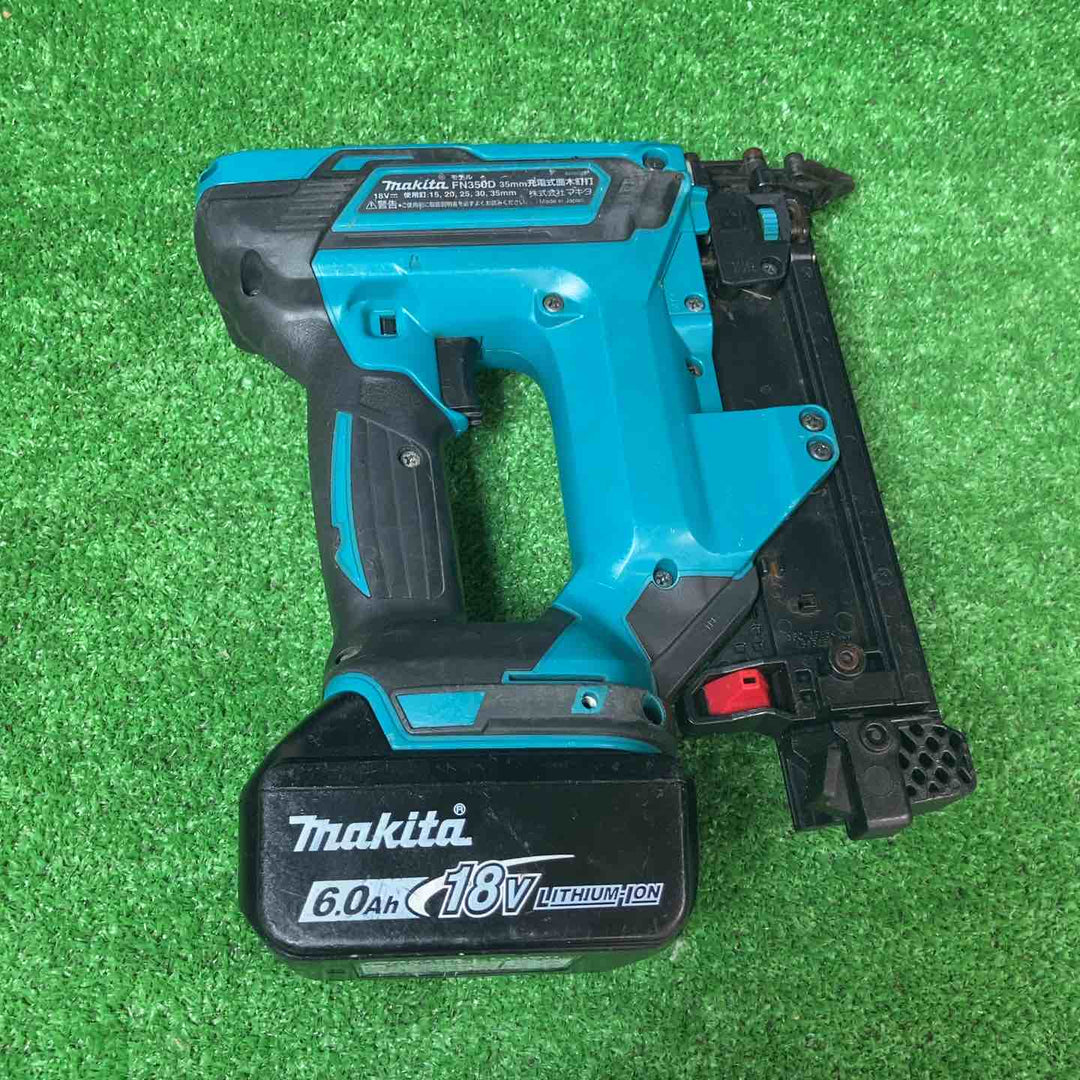 【バッテリー付き！】◇マキタ 充電式35mm面木釘打ち機 FN350DZ 18V6.0Ah×1個付き【岩槻店】
